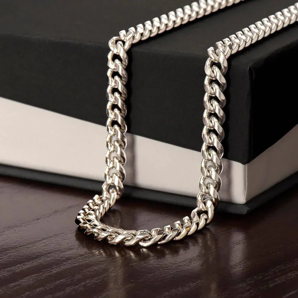 Promise Necklace For Him, Anniversary Men Chain - The Luxe Wrist