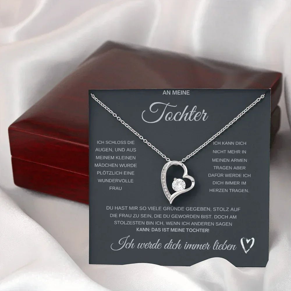 An Meine Tochter Kette mit Anhänger Liebesknoten ShineOn Fulfillment