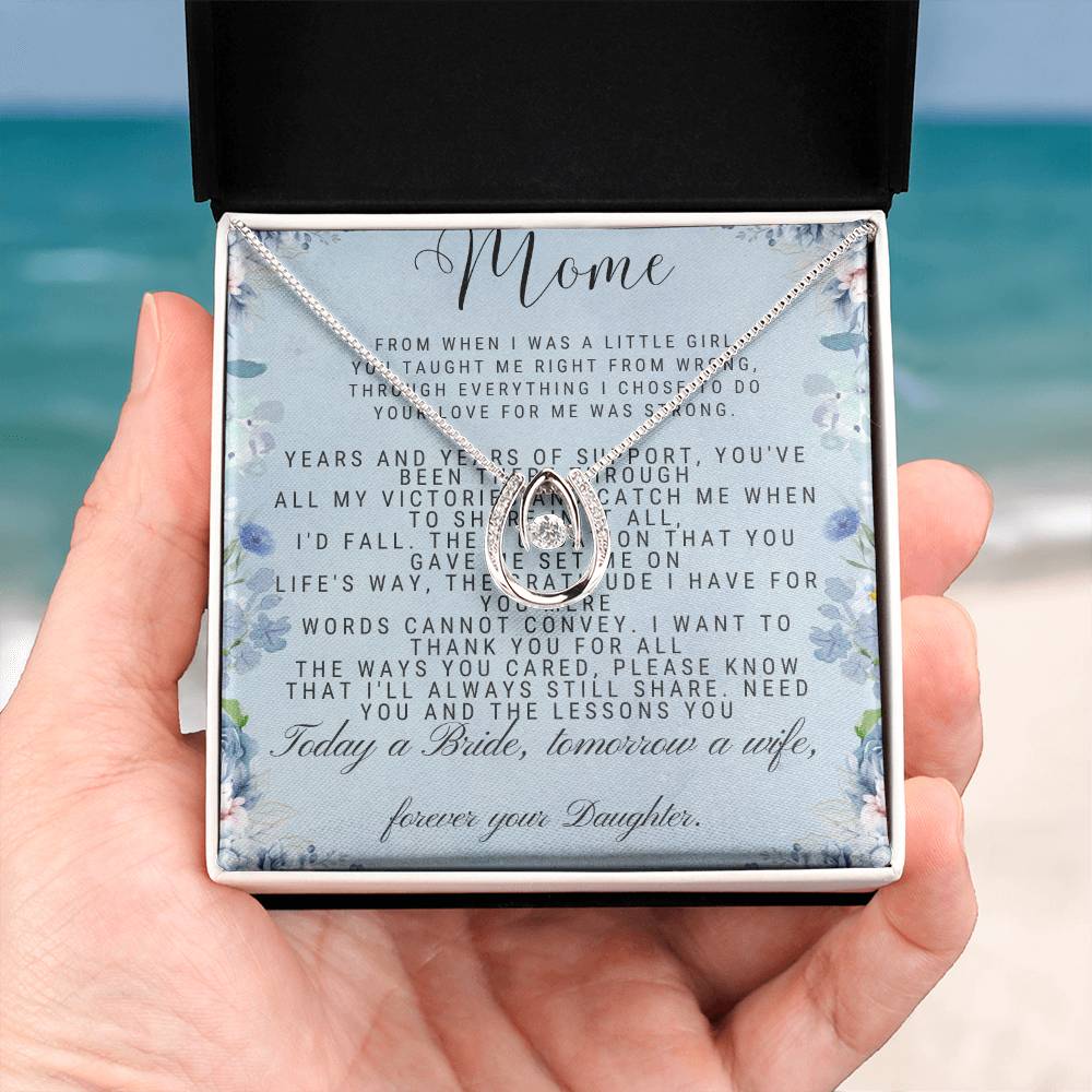 To My Mom Lucky In Love Necklace - The Luxe Wrist