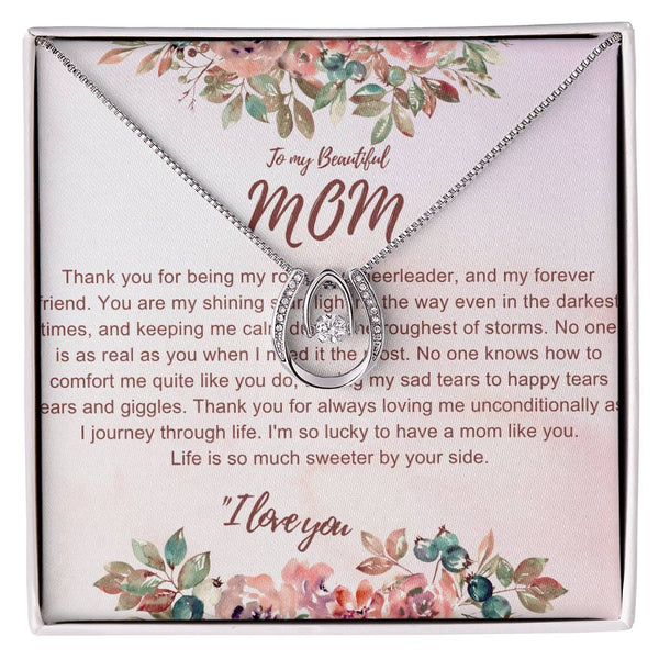 To My Mom Lucky In Love Necklace - The Luxe Wrist