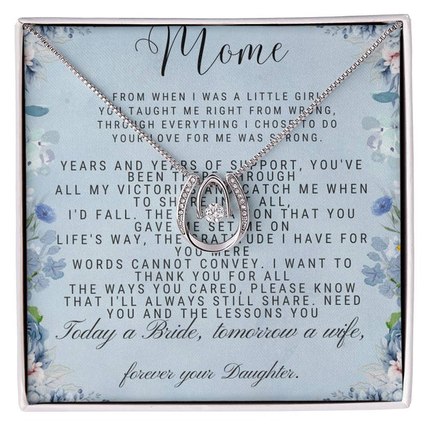 To My Mom Lucky In Love Necklace - The Luxe Wrist