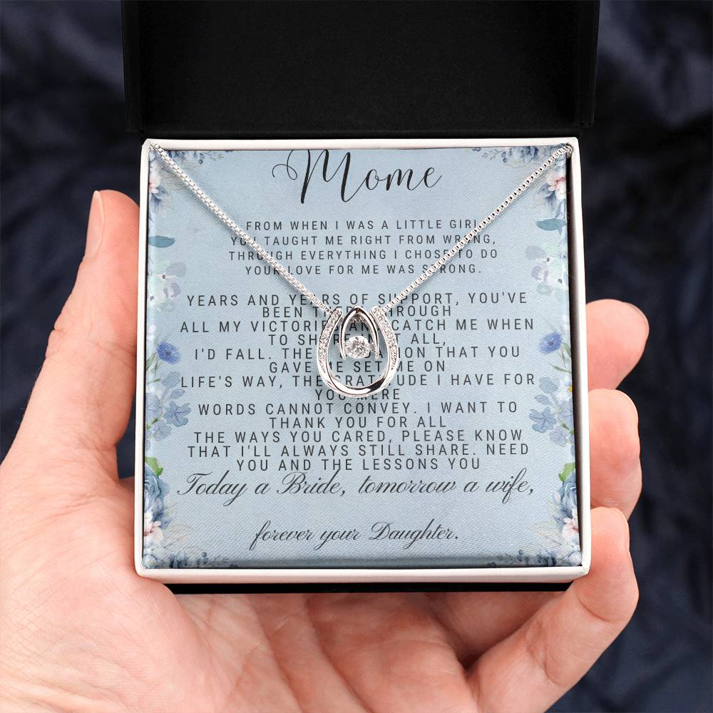 To My Mom Lucky In Love Necklace - The Luxe Wrist