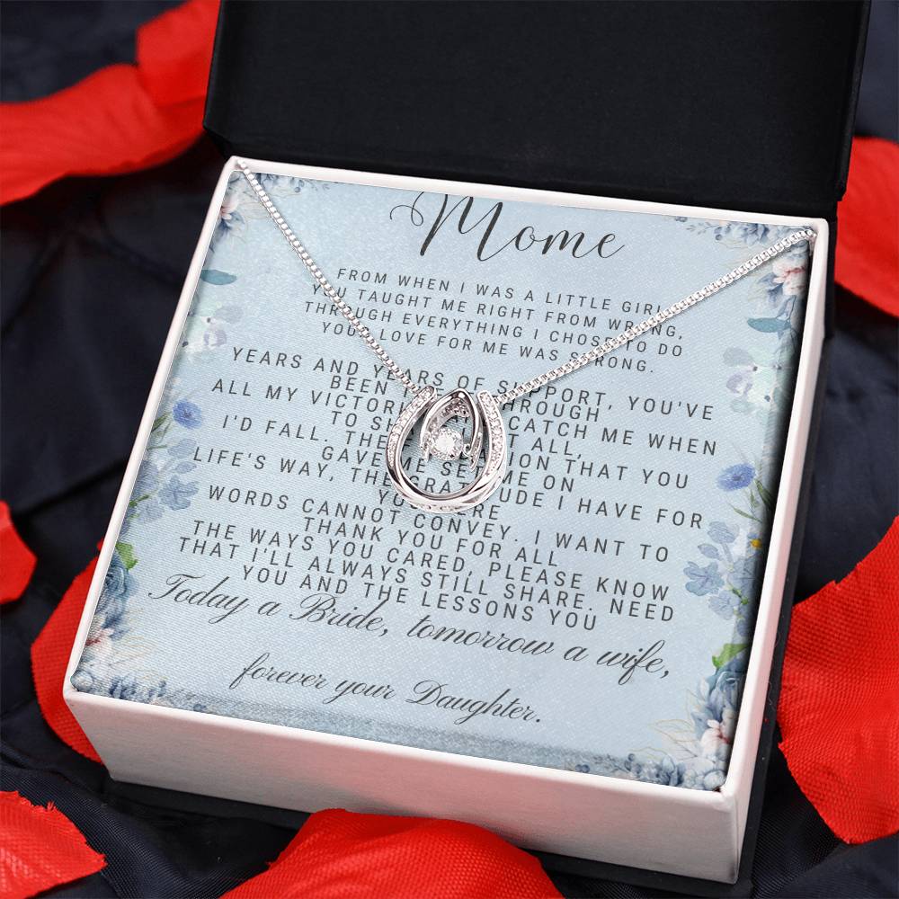 To My Mom Lucky In Love Necklace - The Luxe Wrist