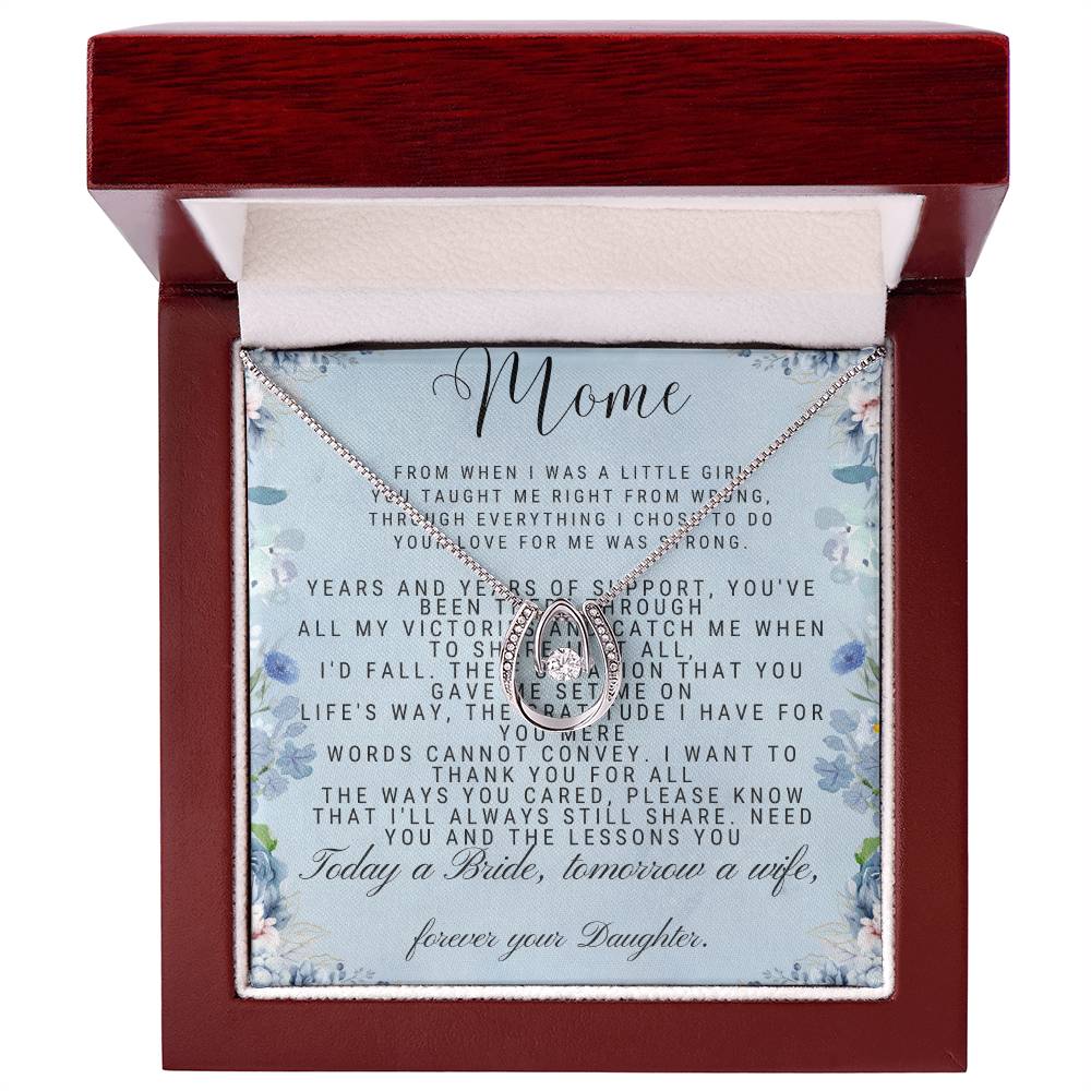 To My Mom Lucky In Love Necklace - The Luxe Wrist