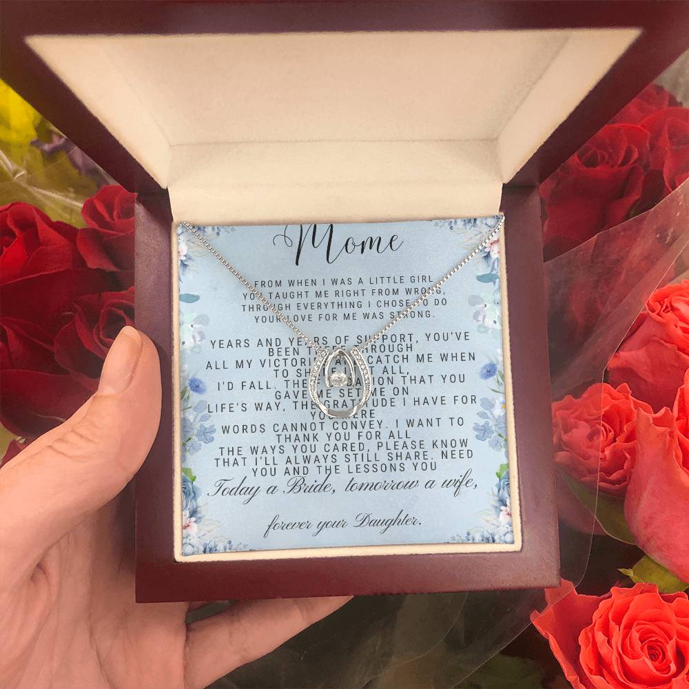 To My Mom Lucky In Love Necklace - The Luxe Wrist