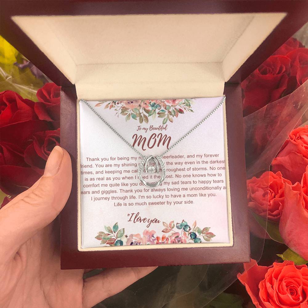 To My Mom Lucky In Love Necklace - The Luxe Wrist