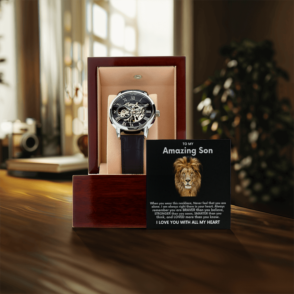 To My Amazing Son Openwork Watch ShineOn Fulfillment