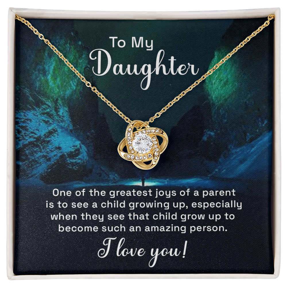 To My Daughter Necklace from Dad, necklace for daughter. ShineOn Fulfillment