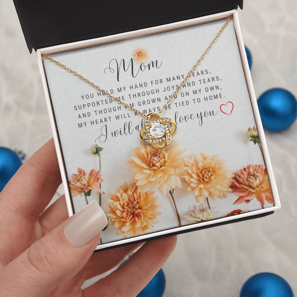 To My Mom Love Knot Necklace - The Luxe Wrist