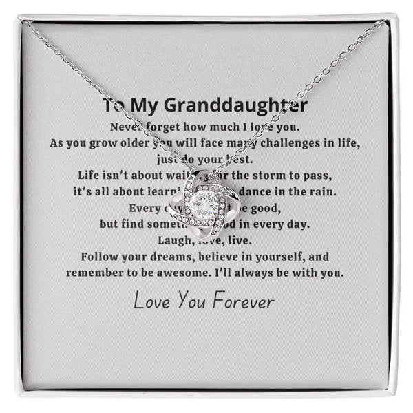 To My Granddaughter Necklace - The Luxe Wrist