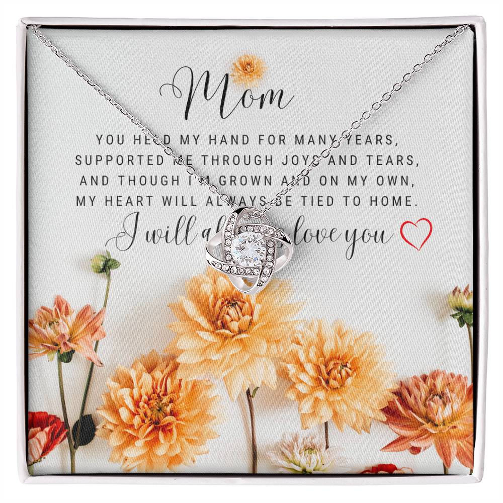 To My Mom Love Knot Necklace - The Luxe Wrist