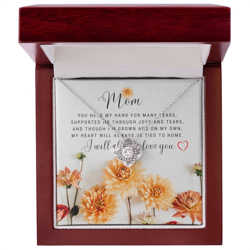 To My Mom Love Knot Necklace - The Luxe Wrist