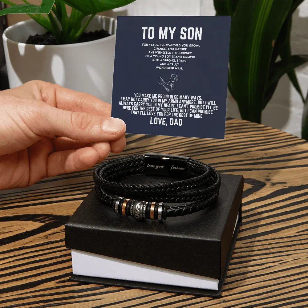 To My Son, I Love You Bracelet - The Luxe Wrist