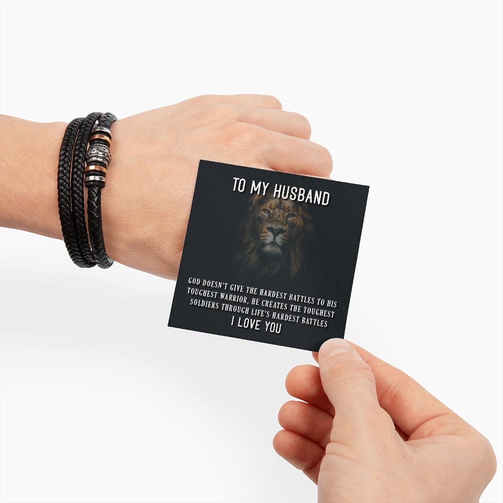 To My Husband Bracelet, Birthday Gift From Wife, Fathers Day Gift ShineOn Fulfillment