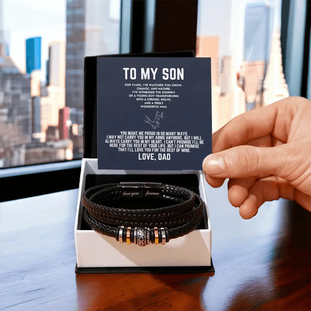 To My Son, I Love You Bracelet - The Luxe Wrist