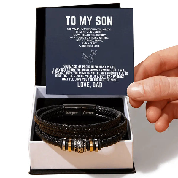 To My Son, I Love You Bracelet - The Luxe Wrist