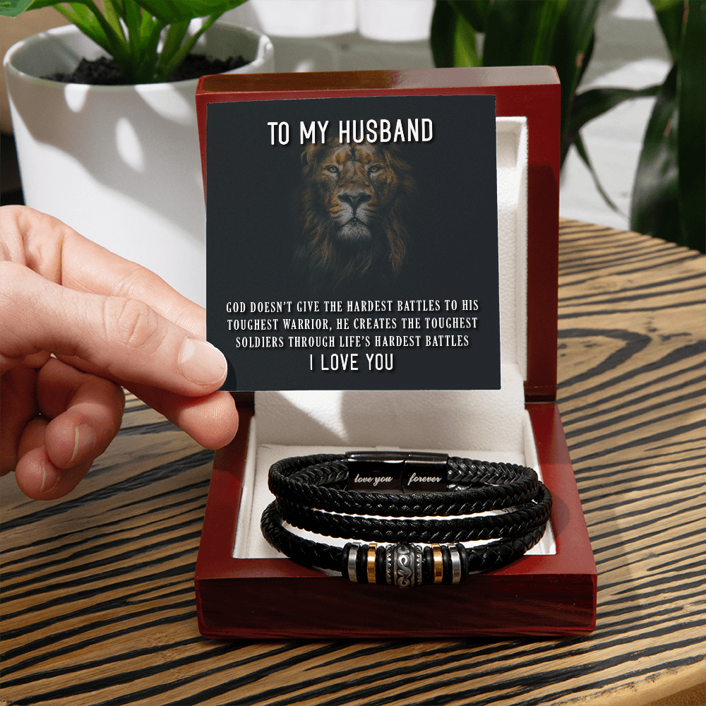To My Husband Bracelet, Birthday Gift From Wife, Fathers Day Gift ShineOn Fulfillment