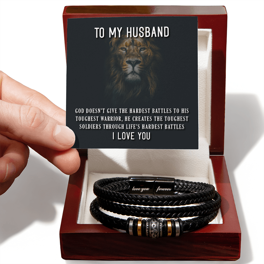 To My Husband Bracelet, Birthday Gift From Wife, Fathers Day Gift ShineOn Fulfillment